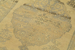 Taspinar Beige Classic Wool Handmade Area Rug 3'5'' x 6'11''