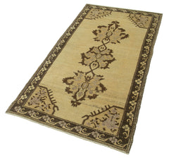 Taspinar Beige Classic Wool Handmade Area Rug 2'11'' x 6'0''