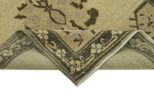 Taspinar Beige Classic Wool Handmade Area Rug 2'11'' x 6'0''