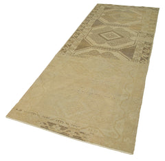 Taspinar Beige Classic Wool Handmade Area Rug 3'5'' x 9'7''