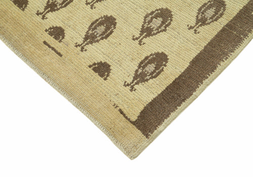 Taspinar Beige Classic Wool Handmade Area Rug 2'11'' x 7'1''