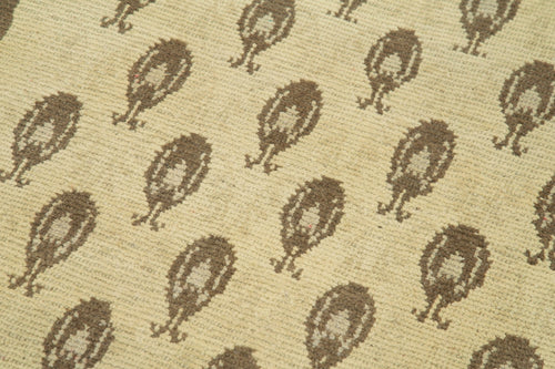 Taspinar Beige Classic Wool Handmade Area Rug 2'11'' x 7'1''