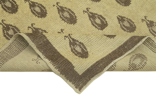 Taspinar Beige Classic Wool Handmade Area Rug 2'11'' x 7'1''