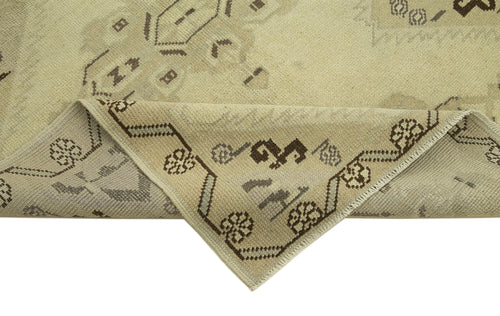 Taspinar Beige Classic Wool Handmade Area Rug 3'7'' x 6'7''
