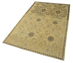 Taspinar Beige Classic Wool Handmade Area Rug 4'0'' x 6'11''