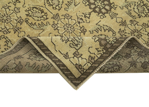 Taspinar Beige Classic Wool Handmade Area Rug 4'0'' x 6'11''