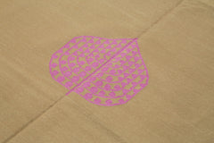 Geometric Duri Brown Geometric Cotton Wool Handmade Area Rug 5'10'' x 8'10''