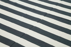 Duri Black White Geometric Cotton Wool Handmade Area Rug 10'0'' x 14'2''