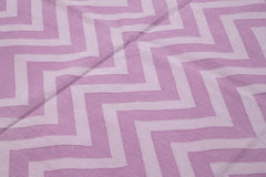 Geometric Duri Purple Geometric Cotton Wool Handmade Area Rug 7'11'' x 9'8''