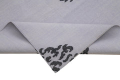 Geometric Duri Purple Geometric Cotton Wool Handmade Area Rug 7'10'' x 9'10''