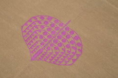 Duri Brown Geometric Cotton Wool Handmade Area Rug 5'6'' x 3'7''