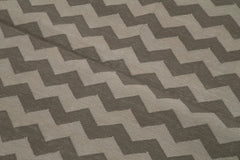 Duri Brown Geometric Cotton Wool Handmade Area Rug 3'6'' x 5'5''