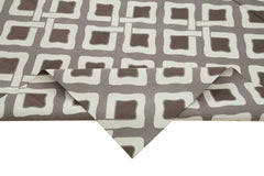 Geometric Duri Brown Geometric Cotton Wool Handmade Area Rug 9'0'' x 12'0''