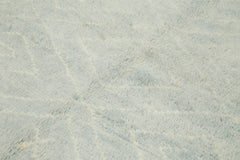 Purpleocco Blue Geometric Wool Cotton Handmade Rug 7'8'' x 10'2''