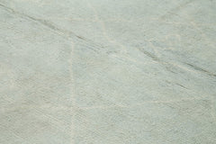 Purpleocco Blue Geometric Wool Cotton Handmade Rug 9'1'' x 11'6''