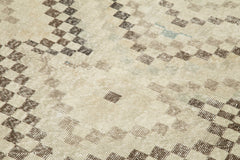 Handmade Area Rug – Checkered Kilim Rug 4'8''x8'8'' Cotton Wool Durable Weave