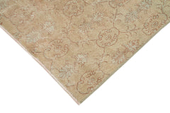 Handmade Area Rug - Checkered Kilim Orange Cotton Wool 5x8 Vintage Carpet