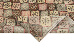 Handmade Area Rug - Checkered Kilim Cotton Wool Rug 5'10" x 9'2" by Agacan