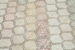 Handmade Area Rug - Durable Checkered Kilim Rug 4'10" x 10'6" Cotton Wool Floor Covering