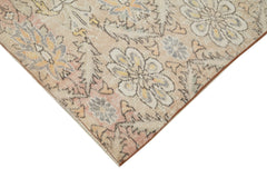 Checkered Kilim Red Cotton Wool Handmade Area Rug 5'5'' x 7'9''