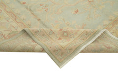 Tebriz Green Classic Cotton Wool Handmade Area Rug 8'0'' x 10'0''