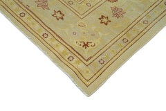 Tebriz Beige Classic Cotton Wool Handmade Area Rug 9'7'' x 13'3''