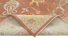 Tebriz Red Classic Cotton Wool Handmade Area Rug 5'9'' x 8'11''