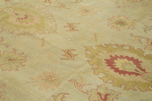 Tebriz Beige Classic Cotton Wool Handmade Area Rug 8'1'' x 10'0''