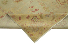 Tebriz Beige Classic Cotton Wool Handmade Area Rug 8'1'' x 10'0''