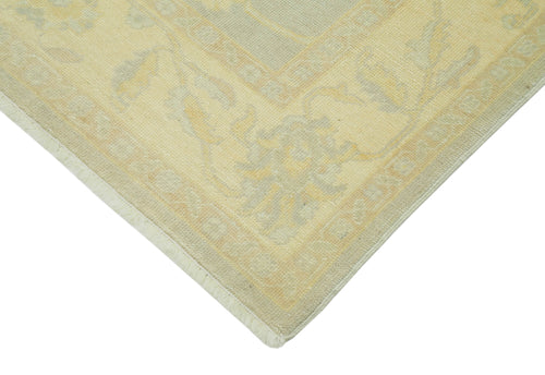 Tebriz Beige Classic Cotton Wool Handmade Area Rug 6'1'' x 8'10''
