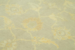 Tebriz Beige Classic Cotton Wool Handmade Area Rug 6'1'' x 8'10''