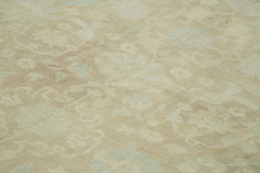 Tebriz Beige Classic Cotton Wool Handmade Area Rug 7'10'' x 11'8''