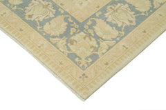 Tebriz Beige Classic Cotton Wool Handmade Area Rug 7'9'' x 10'7''