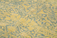 Handmade Area Rug – Classic Blue Tebriz Wool Cotton Rug 6'5''x9'9''