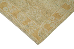 Tebriz Beige Classic Cotton Wool Handmade Area Rug 9'2'' x 11'11''