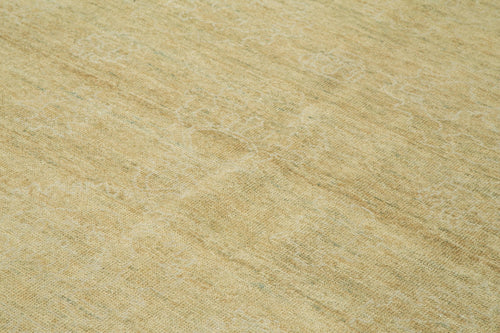 Tebriz Beige Classic Cotton Wool Handmade Area Rug 9'2'' x 11'11''