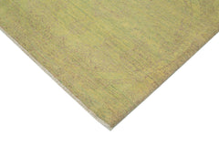 Tebriz Green Classic Cotton Wool Handmade Area Rug 8'11'' x 12'3''