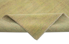 Tebriz Green Classic Cotton Wool Handmade Area Rug 8'11'' x 12'3''