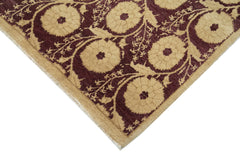 Tebriz Beige Classic Cotton Wool Handmade Area Rug 7'0'' x 8'10''