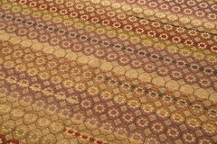 Tebriz Red Classic Cotton Wool Handmade Area Rug 8'2'' x 9'11''