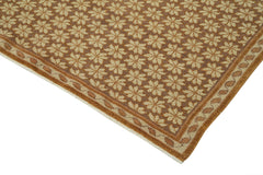 Handmade Area Rug – Classic Beige Turkish Hand Knotted Wool Cotton Carpet 8'2"x9'11"