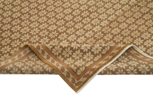 Handmade Area Rug – Classic Beige Turkish Hand Knotted Wool Cotton Carpet 8'2"x9'11"