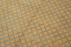 Tebriz Yellow Classic Cotton Wool Handmade Area Rug 8'1'' x 9'11''