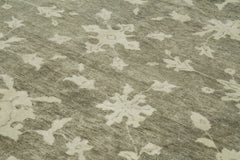 Tebriz Beige Classic Cotton Wool Handmade Area Rug 9'4'' x 13'3''