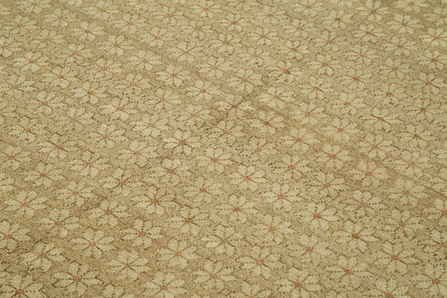 Tebriz Beige Classic Cotton Wool Handmade Area Rug 8'0'' x 9'11''