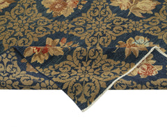 Handmade Area Rug – Tebriz Blue Classic Cotton Wool Turkish Vintage Carpet 8'x9'11''