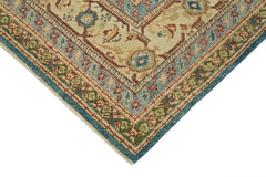 Tebriz Beige Classic Cotton Wool Handmade Area Rug 8'2'' x 9'11''