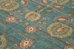 Tebriz Beige Classic Cotton Wool Handmade Area Rug 8'2'' x 9'11''