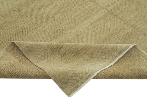 Tebriz Beige Classic Cotton Wool Handmade Area Rug 7'10'' x 10'0''