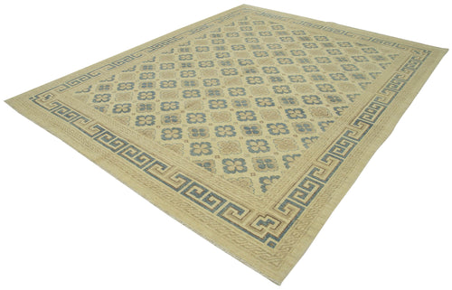Tebriz Beige Classic Cotton Wool Handmade Area Rug 8'0'' x 9'10''